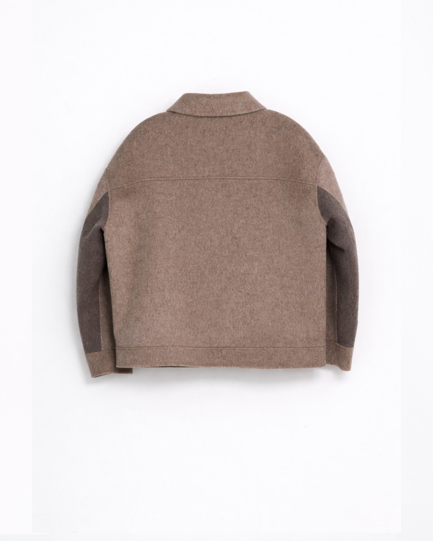 Contrast-Color Handmade Collar Jacket BGE