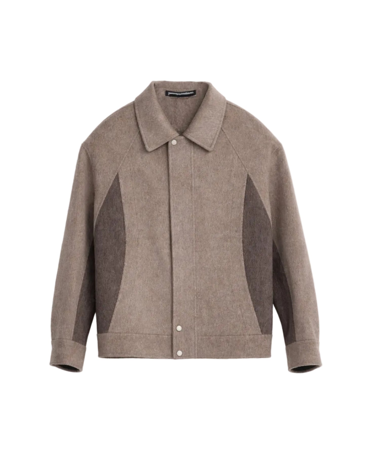 Contrast-Color Handmade Collar Jacket BGE