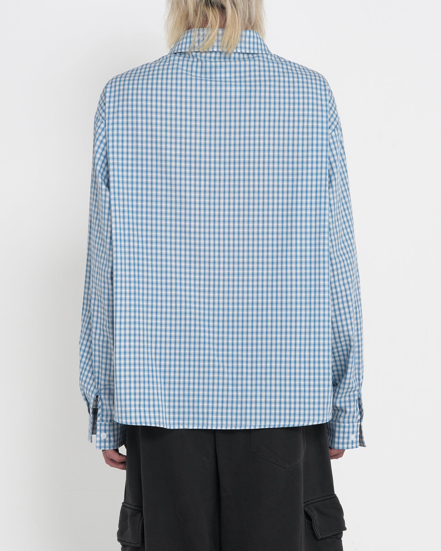 Classic Check Sleeve Shirt BLUE