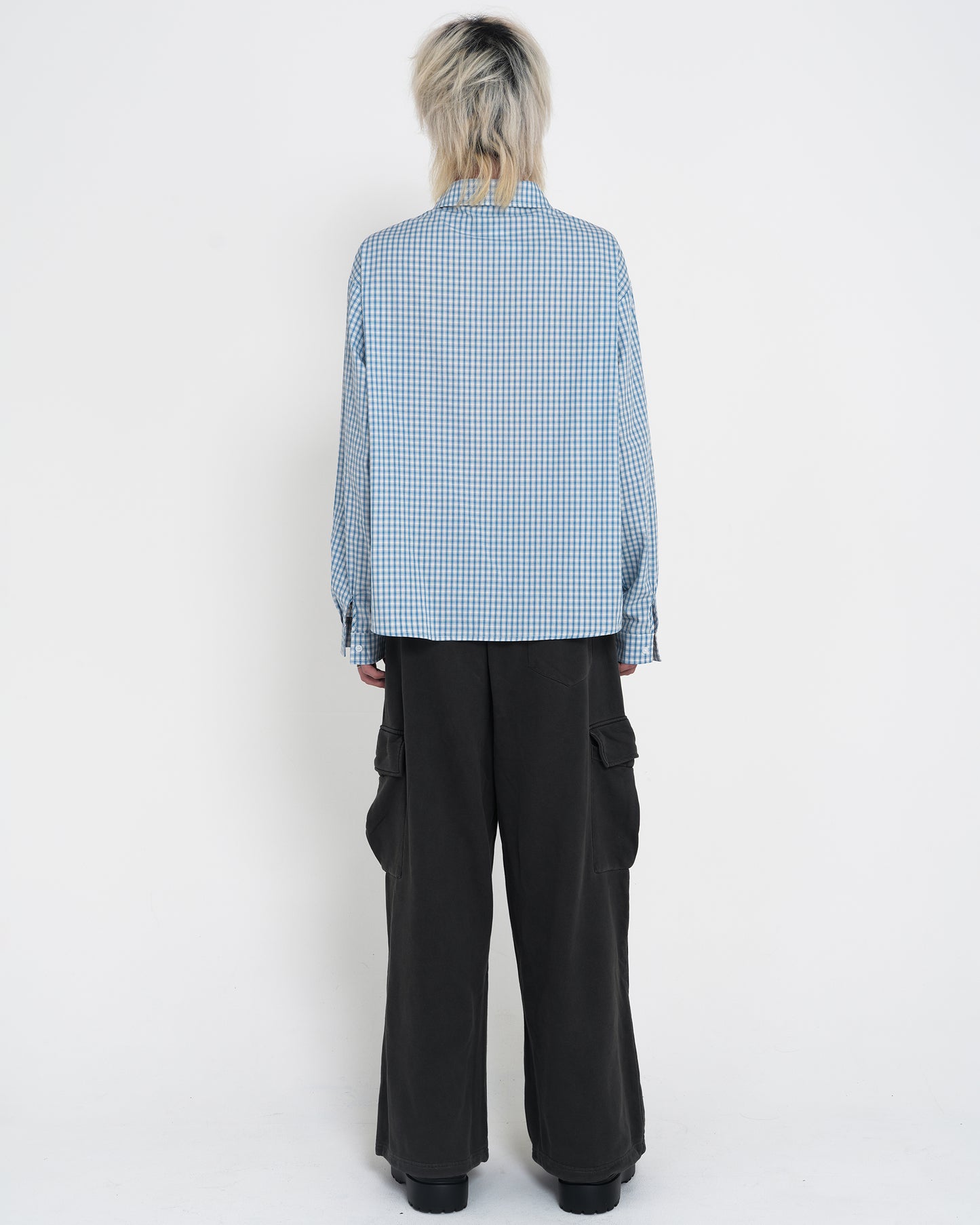 Classic Check Sleeve Shirt BLUE