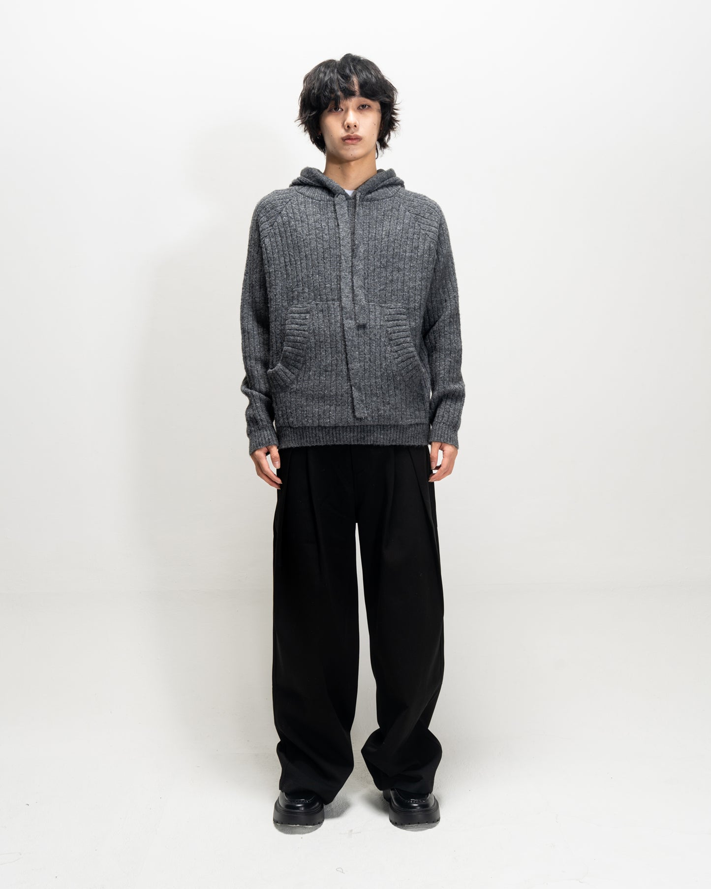 Niche Knit Sweater D.GRY