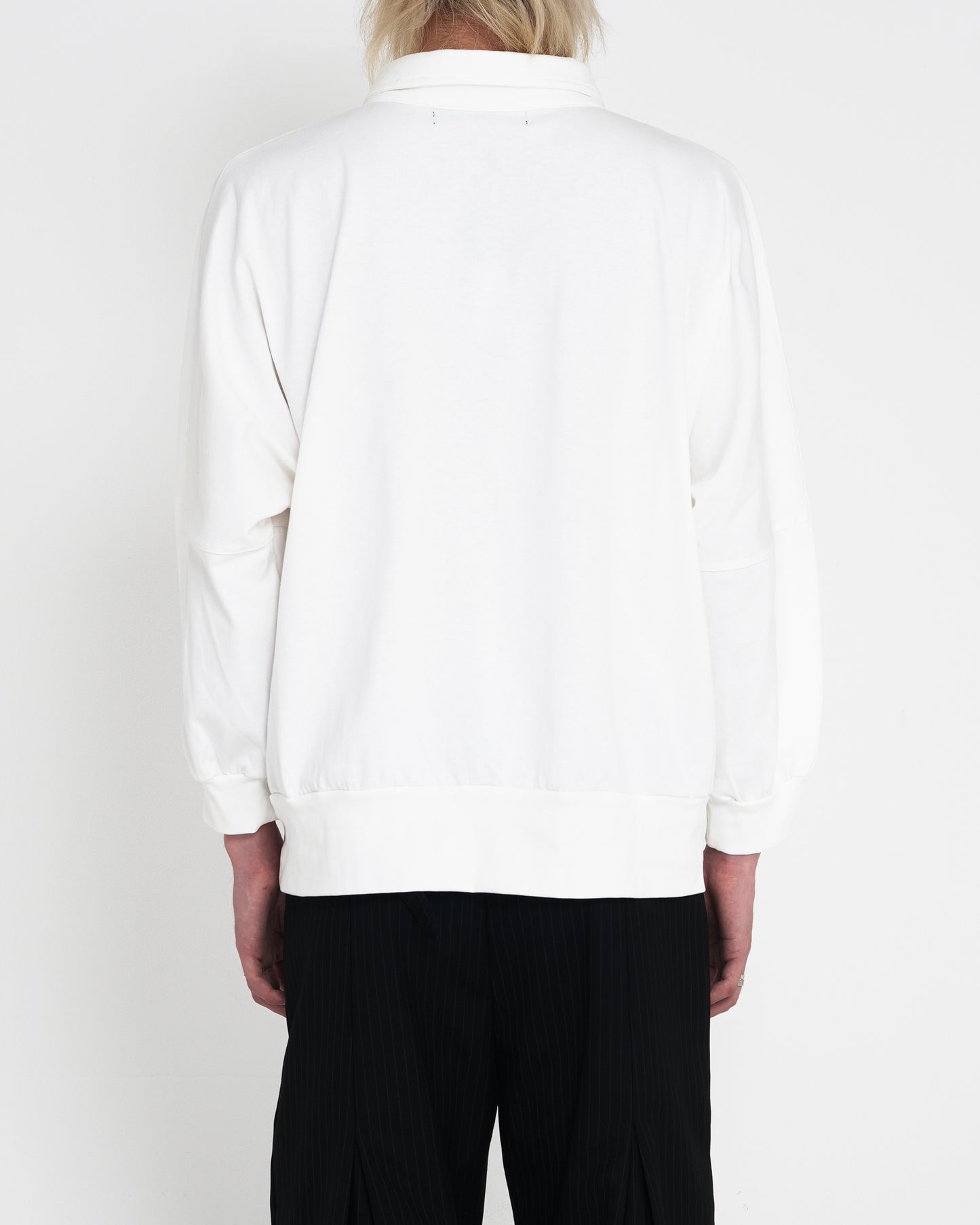 Turn-Down Collar Sweatshirt Unisex Loose Fit