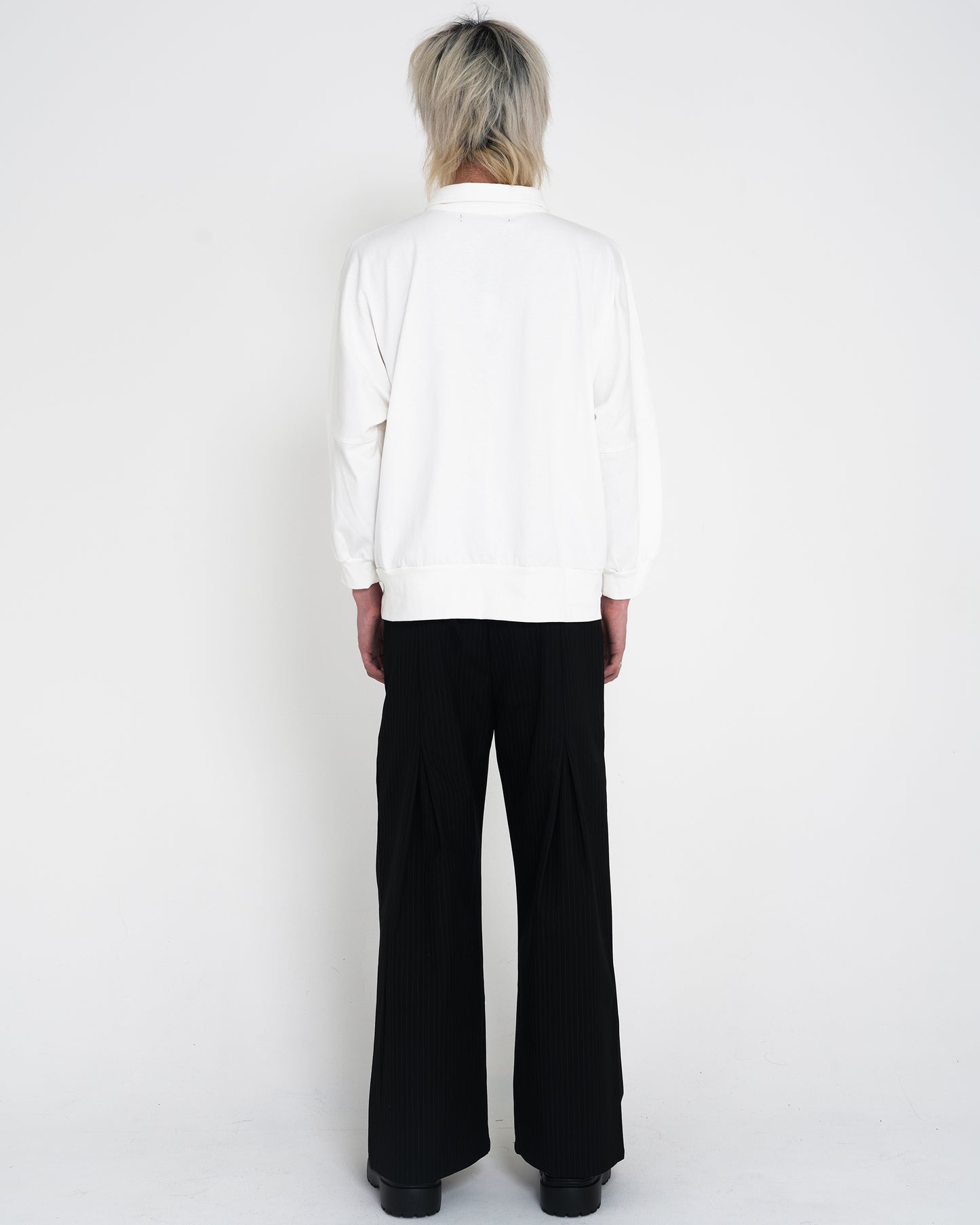 Turn-Down Collar Sweatshirt Unisex Loose Fit