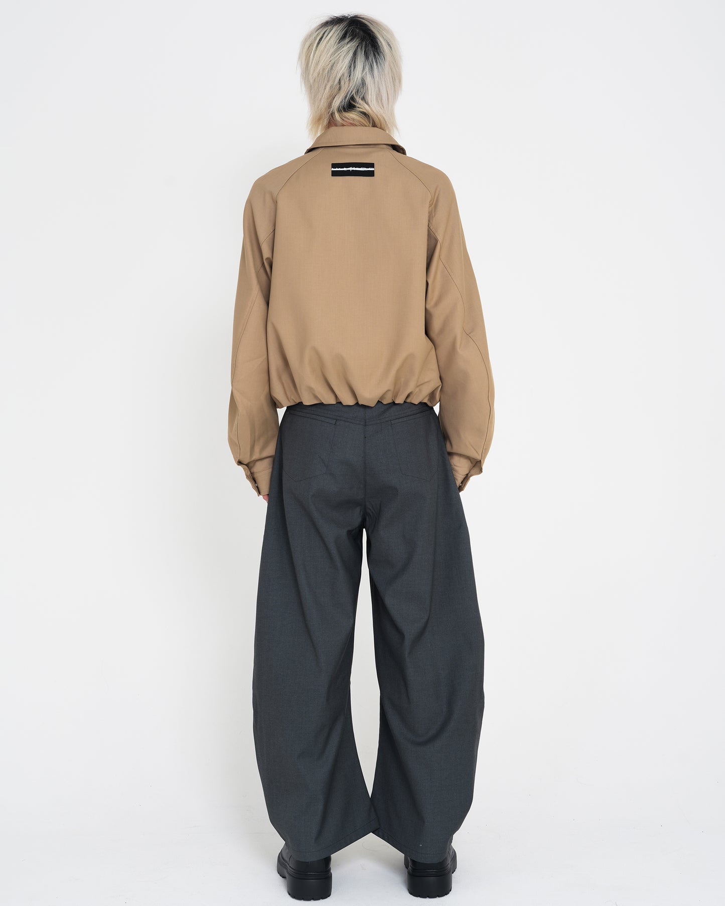 Deconstructed Raglan Sleeve Jacket