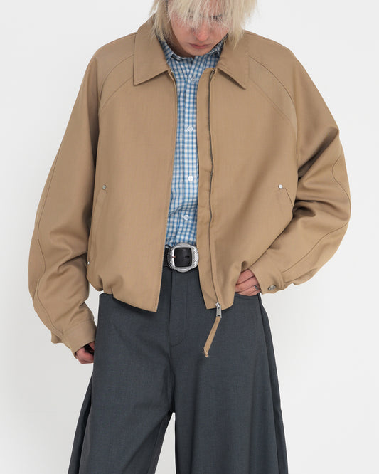 Deconstructed Raglan Sleeve Jacket