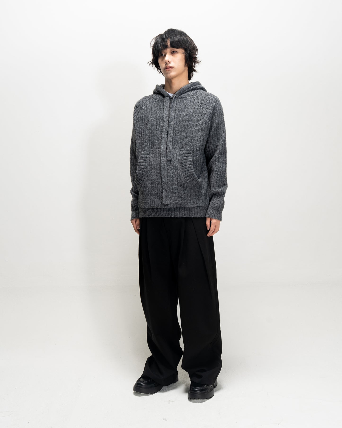 Niche Knit Sweater D.GRY