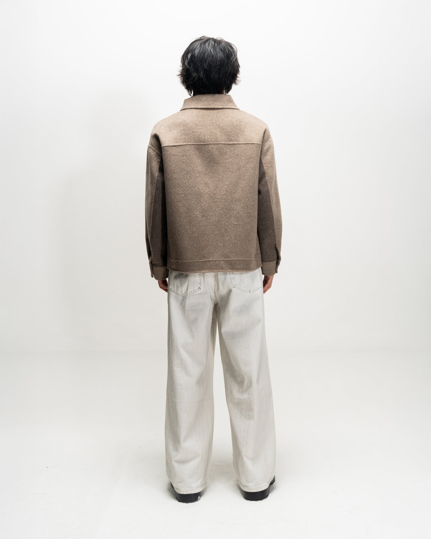 Contrast-Color Handmade Collar Jacket BGE