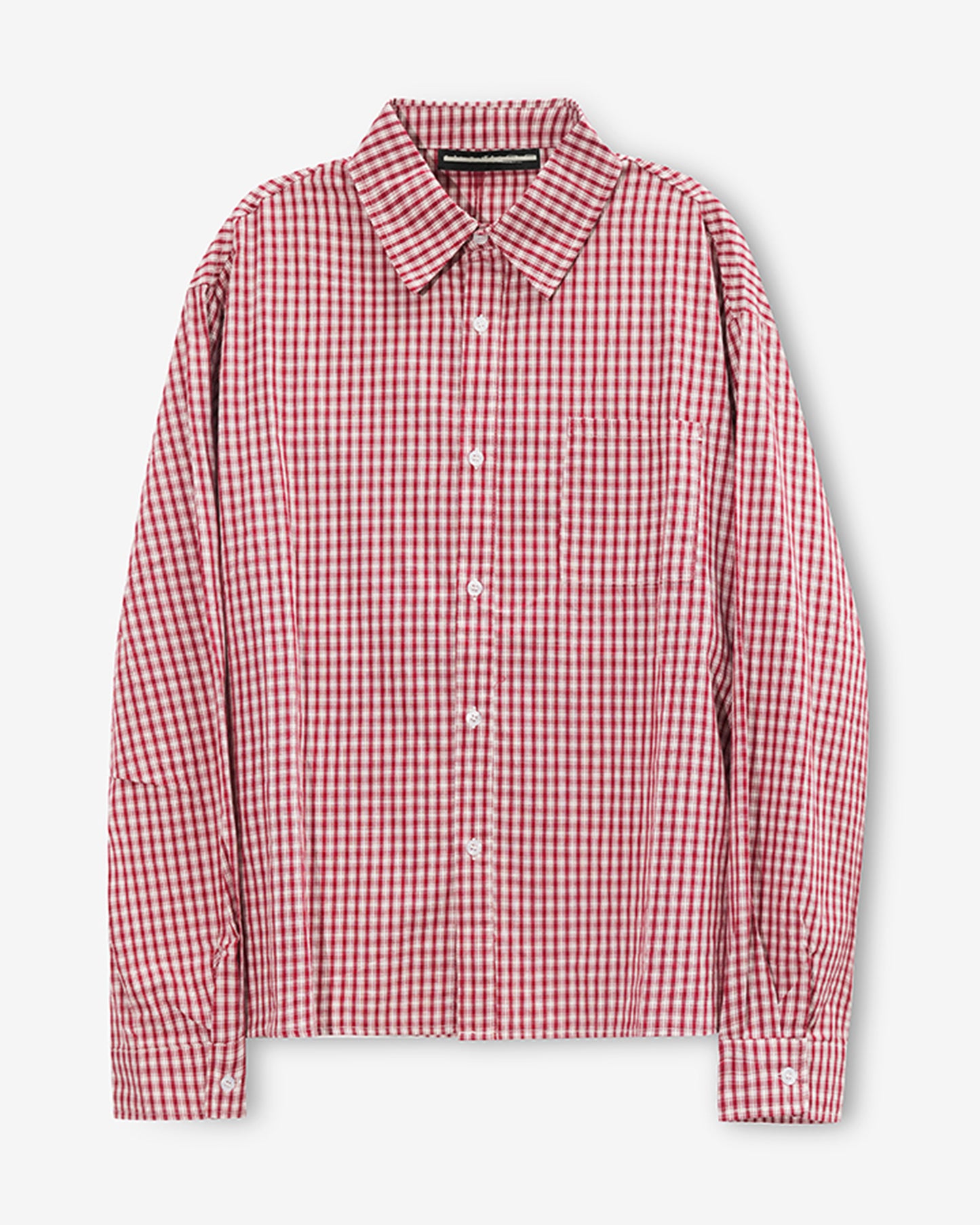 Classic Check Sleeve Shirt RED