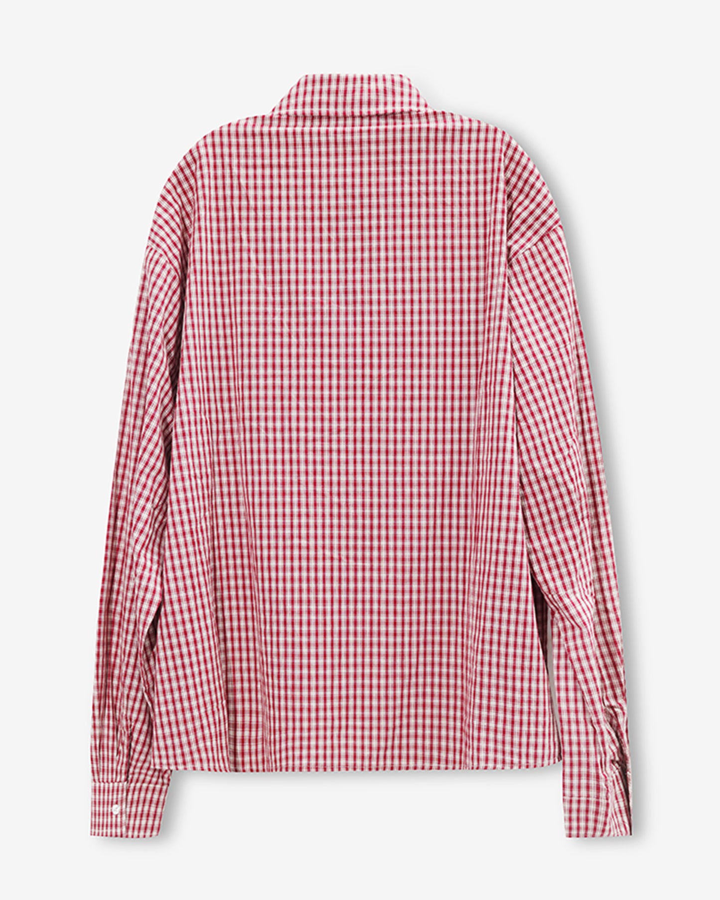 Classic Check Sleeve Shirt RED