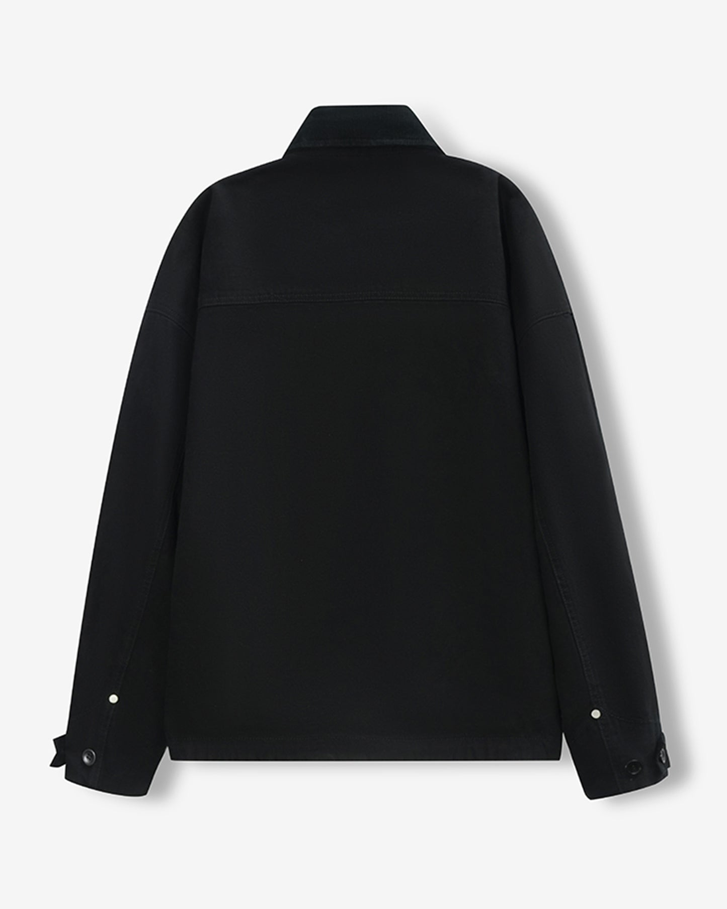Contrast Collar Detroit Work Jacket BLK