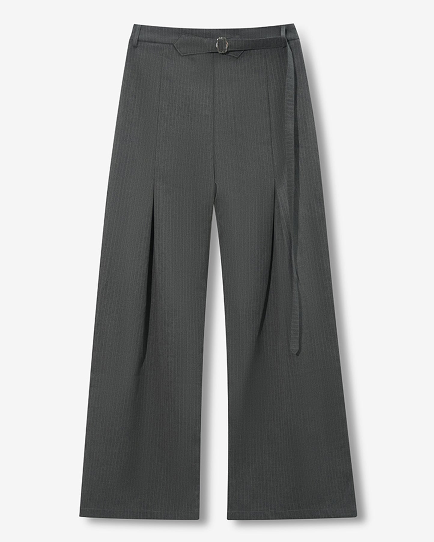 Draped Stripe slacks GRY