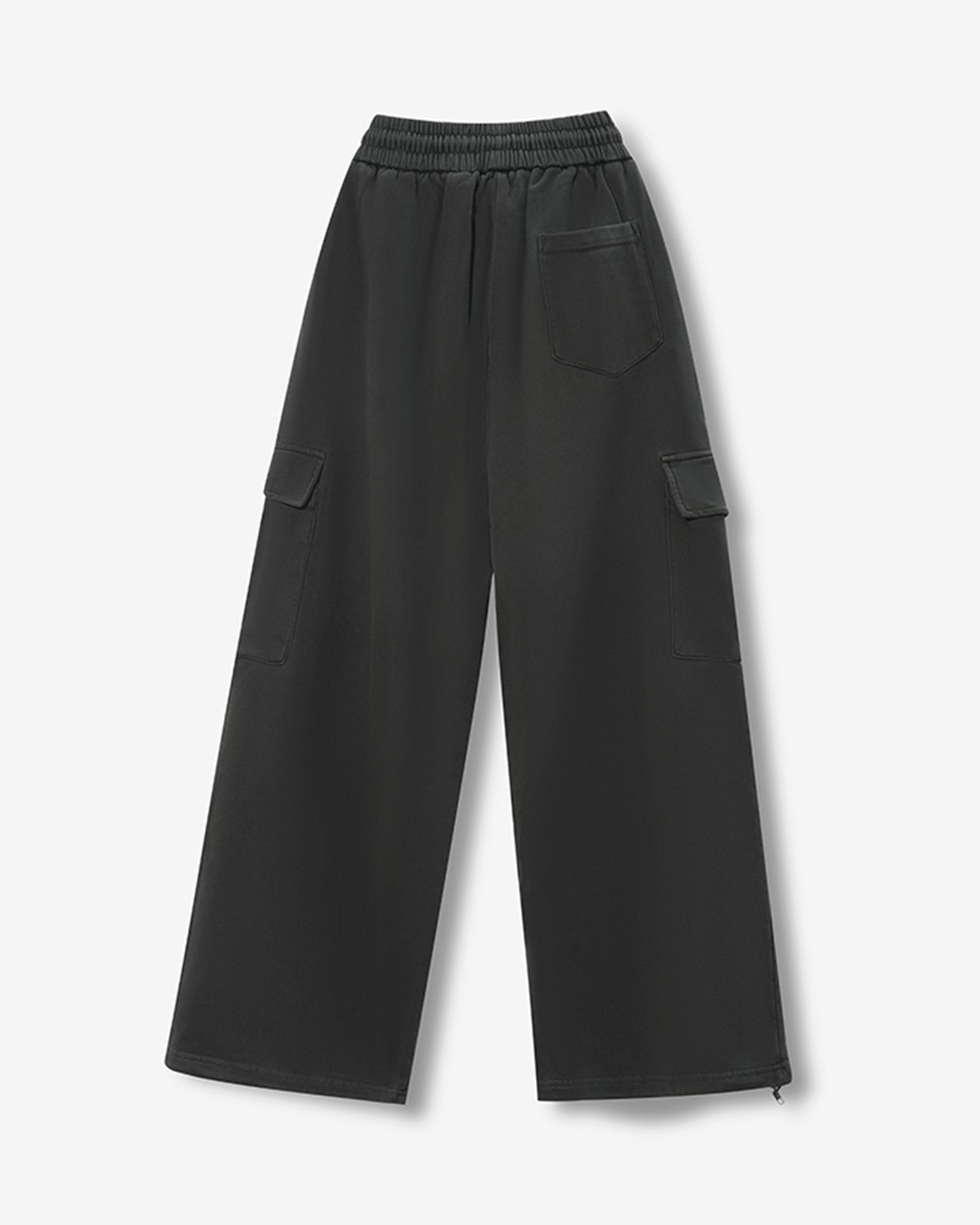 Drawcord Wide Sweat Pants